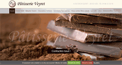 Desktop Screenshot of patisserie-veyret.com